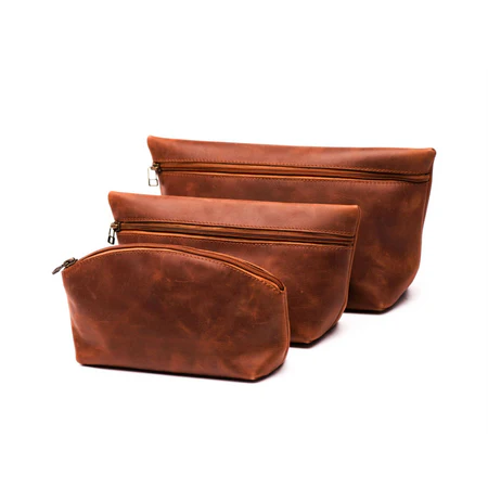 Leather Makeup Bag - Image 3