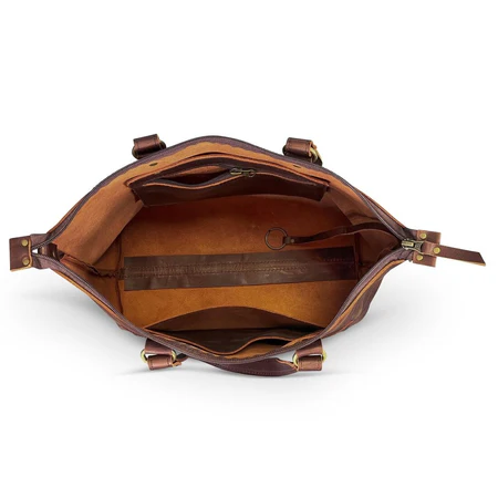 Crossbody Leather Tote - Image 5