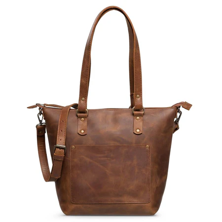 Crossbody Leather Tote - Image 8
