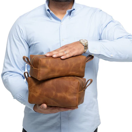 Leather Dopp Kit - Image 8