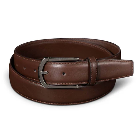 Single Stitch Leather Belt - Image 3